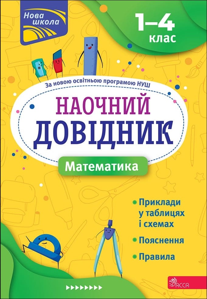 Наочний довідник. Математика. 1–4 класи  2023  Ірина Марченко