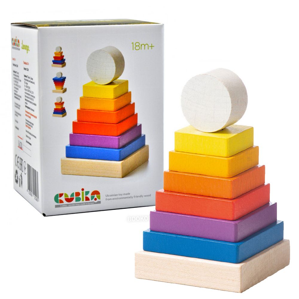 ПІРАМІДКА ДЕРЕВ'ЯНА CUBIKA