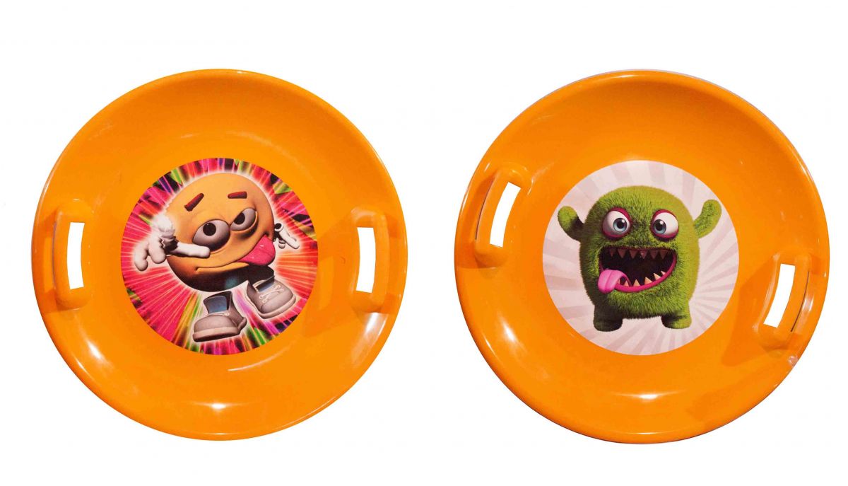 САНКИ-ЛІДЯНКА SNOW PLATE (ПОМАРАЖОВИЙ) 60 см MARMAT