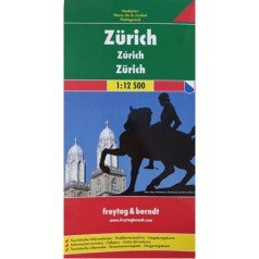Цюрих. План міста / Zürich м-б 1:12500