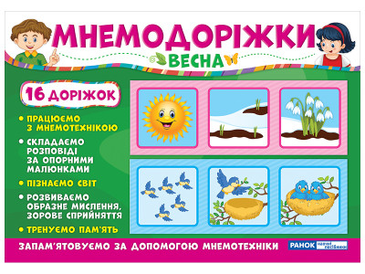 Мнемодоріжки. Весна Мнемо матеріал ~15222001У
