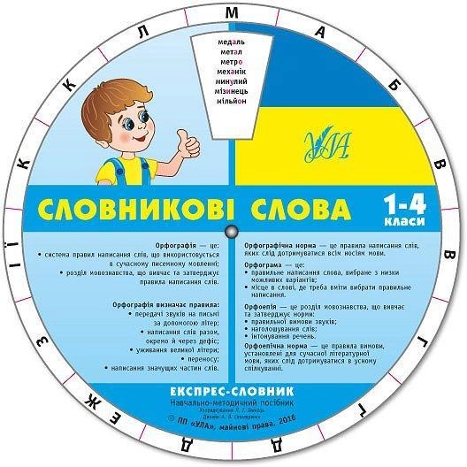 Експрес-словник  Словникові слова. 1-4 клас  Іванець Л. І.