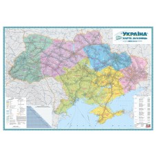 Україна. Карта залізниць, м-б 1:1 000 000 (на картоні, на планках)  9789664750926