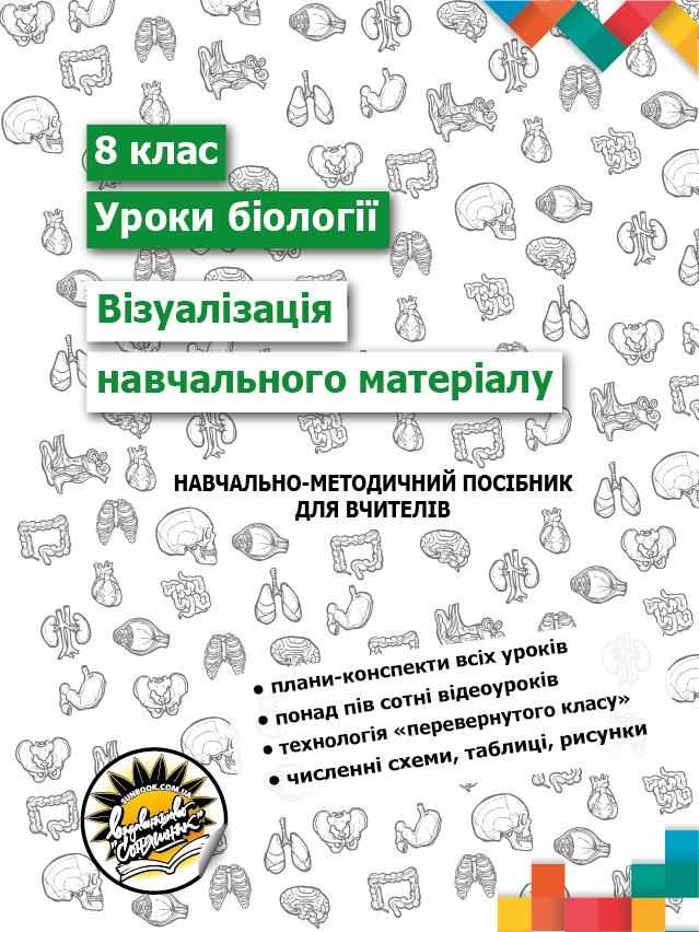 Візуалізація навчального матеріалу на уроках біології у 8 класі  Навчально-методичний посібник для вчителів  І. І. Мердух, О. Д. Федоренко, Я. В. Николайчук   та інші за редакцією О. Д. Федоренко, Г. Д. Стрільчик