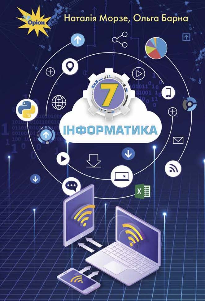 Інформатика 7 кл. Підручник Морзе Н.В.