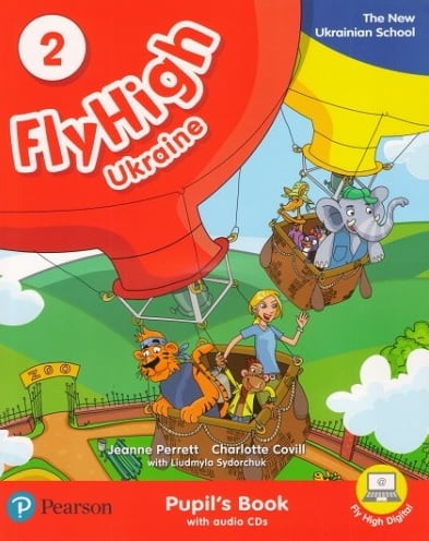 FLY HIGH UKRAINE 2 PUPIL'S BOOK + AUDIO CD