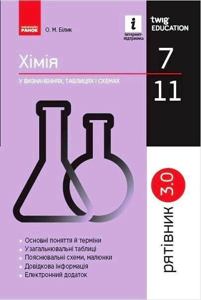 СП Хімія у визн,табл.і схем. 7-11 кл. Рятівник 3.0  Білик О.М.