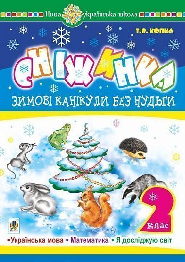 Зимові канікули без нудьги. Сніжинка. 2 клас. НУШ  Копка Т.В.