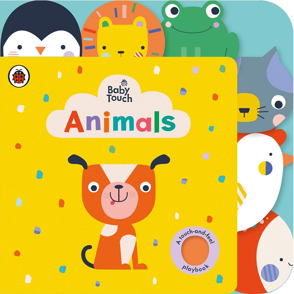 Baby Touch Animals Tab Book Книга з тактильними відчуттями