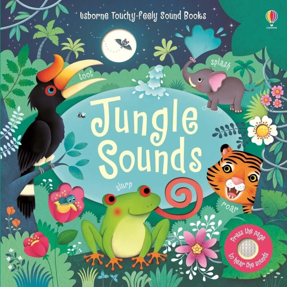 Sound Books  Jungle Sounds  Книга зі звуковим ефектом  Sam Taplin Federica Iossa