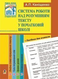 Система роботи над розумінням тексту у початковій школі.