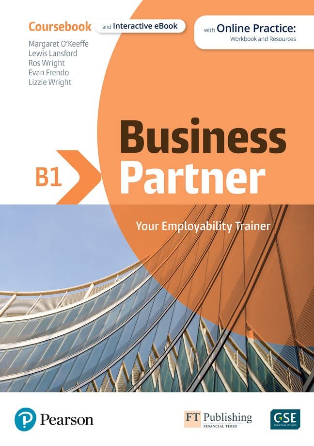 Business Partner B1 Coursebook +eB +MyEnglishLab (Підручник)  Evan Frendo, Lizzie Wright, Margaret O'Keeffe, Lewis Lansford, Ros Wright