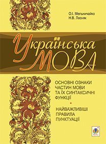 Українська мова. Основні ознаки частин мови та їх синтаксичні функції. Найважливіші правила пунктуації : навчально-тренувальні вправи