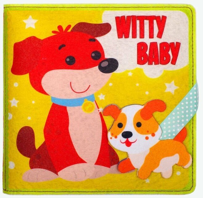Фетрова книга АНГЛ. "Witty Baby", 6+ міс.