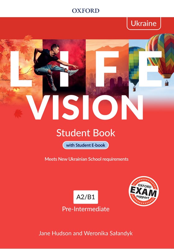 Life Vision Pre-Intermediate Student's Book with e-Book (Edition for Ukraine).  Jane Hudson, Weronika Salandyk