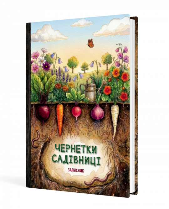 Чернетки садівниці : записник.  Сухорук Ю., Шостак О.