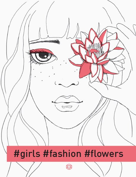 Книга#girls#fashion#flowers