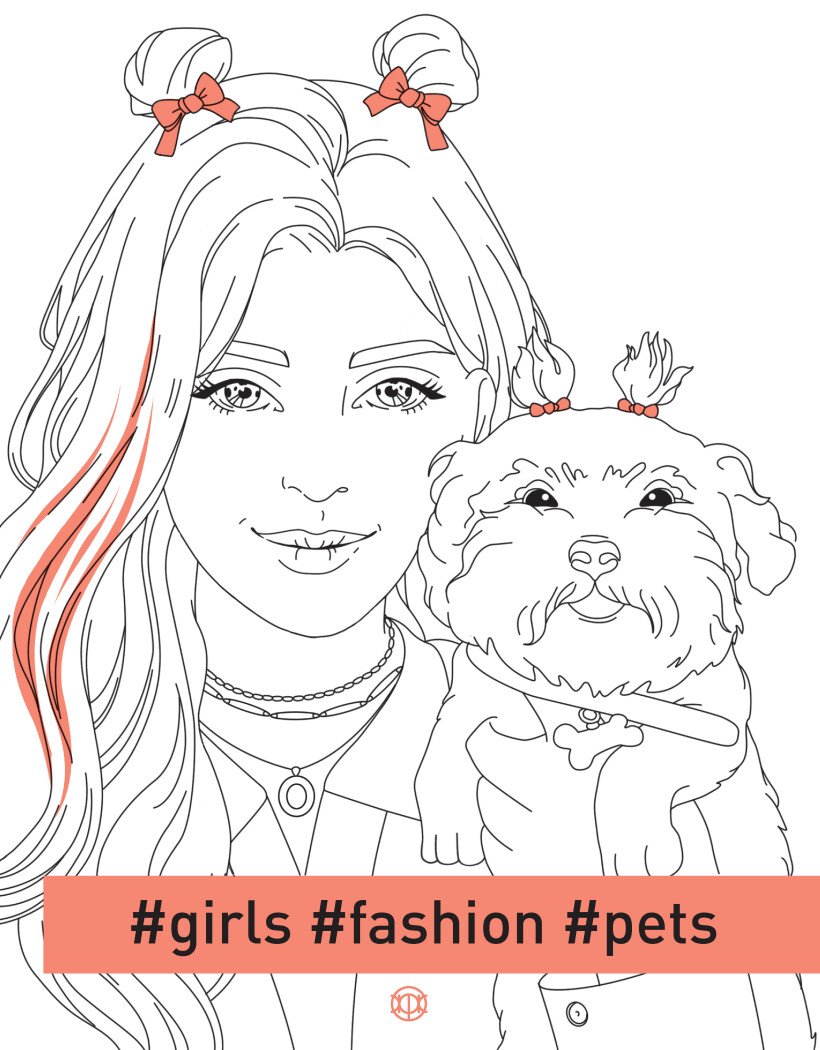 Книга#girls#fashion#pets