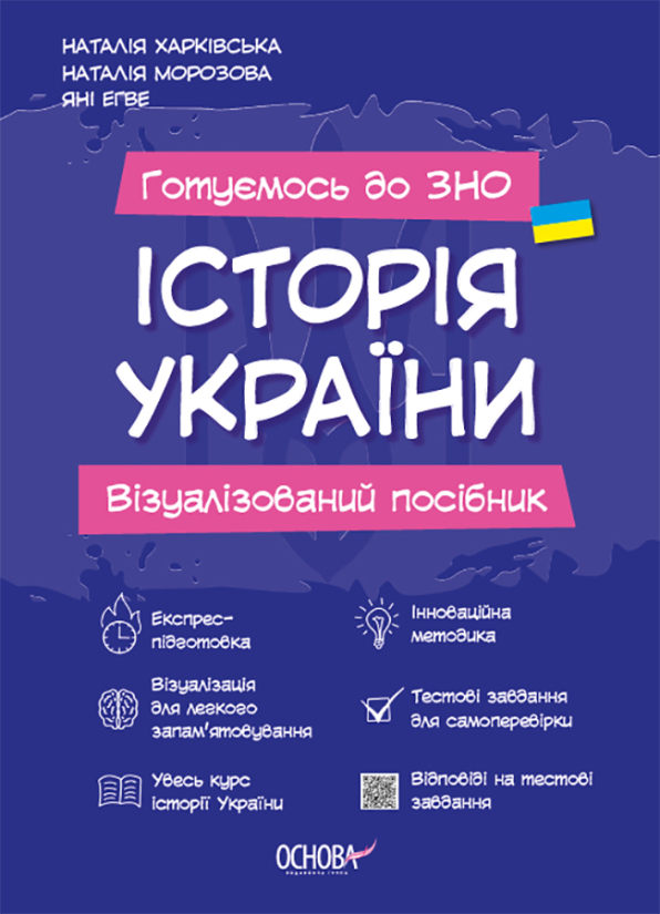Готуємось до ЗНО. Історія України. Візуалізований посібник Харківська Н.І. Морозова Н.Н. Яні Егве
