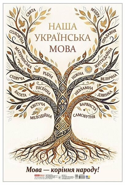 Плакат  Наша українська мова
