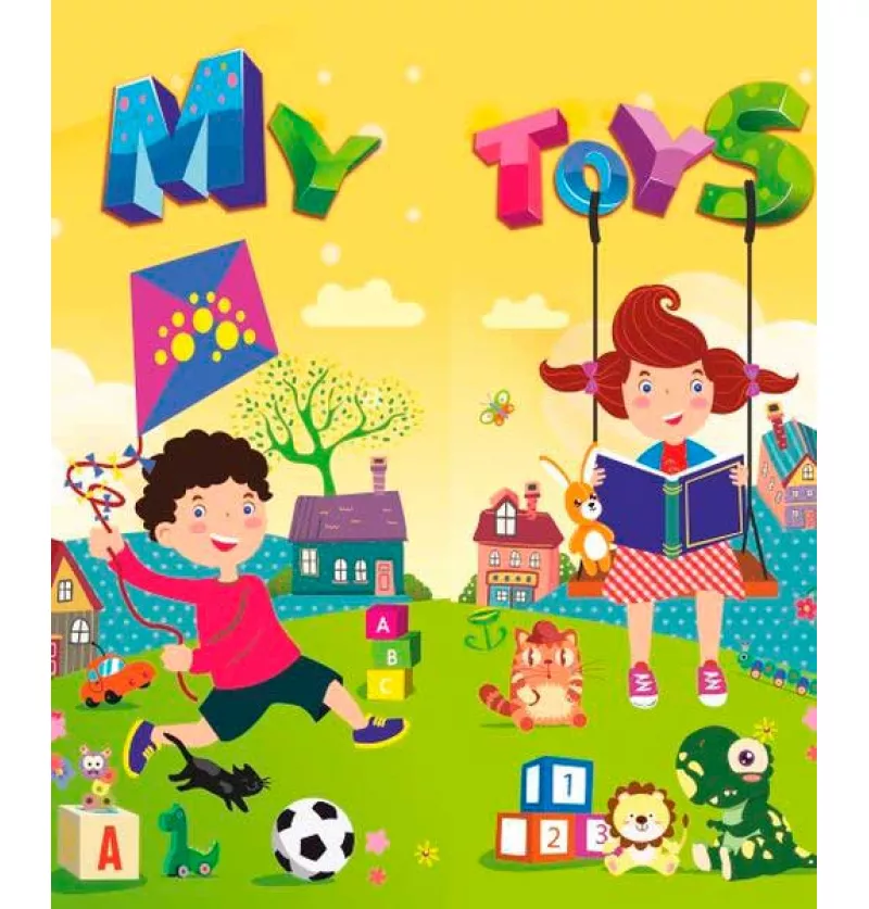 My Toys / Мої іграшки. Лепбук /англ. мовою/