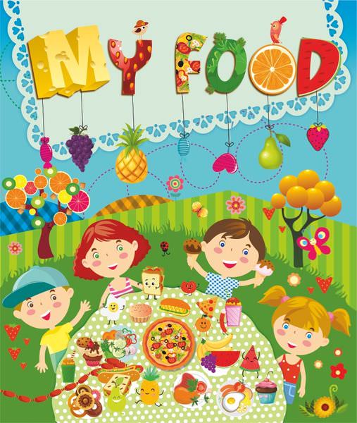 My Food / Моя їжа. Лепбук /англ. мовою/