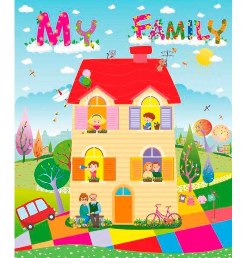 My Family / Моя сімя. Лепбук /англ. мовою/