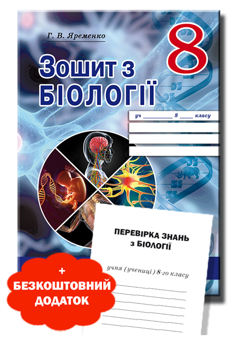 Робочий зошит з біології 8 клас Г. В. Яременко